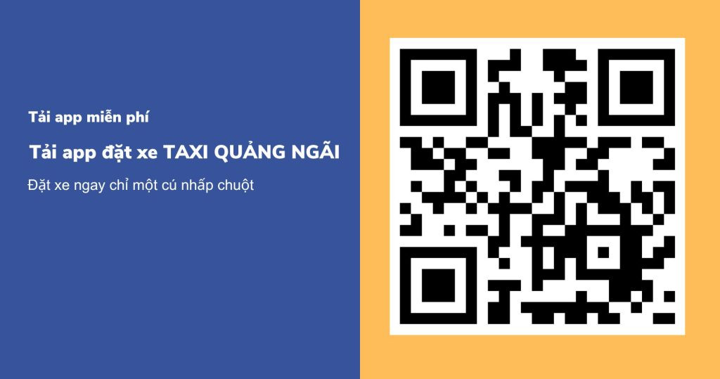 Xe taxi Mai Linh màu xanh lá trên đường phố Quảng Ngãi