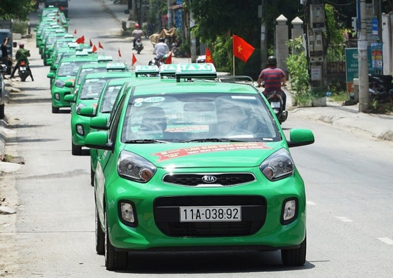 Xe taxi Mai Linh quen thuộc, một lựa chọn phổ biến khi tìm kiếm sdt taxi Sao Đỏ Ninh Thuận
