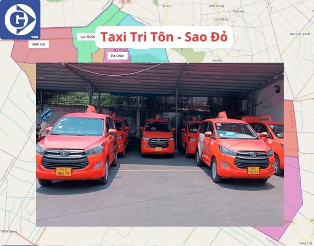 Xe taxi màu đỏ đặc trưng của hãng Sao Đỏ đang chờ khách
