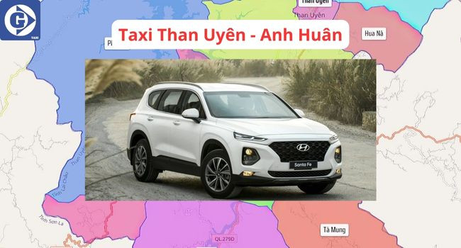 Xe taxi màu trắng chạy trên đường