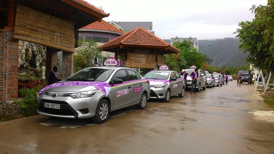 Xe taxi màu xanh Mai Linh và số điện thoại tổng đài các hãng taxi tại thành phố Hà Tĩnh