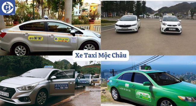 Xe taxi Mộc Châu đón khách