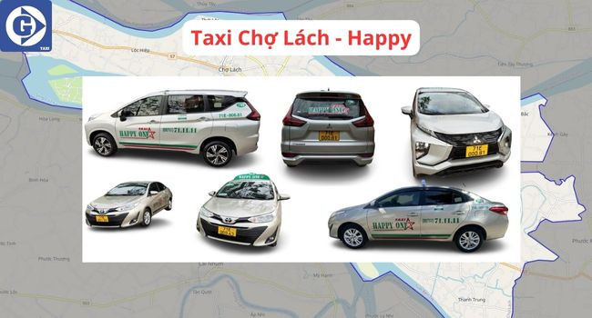 Xe taxi Open99 phục vụ hành khách tại Chợ Lách Bến Tre