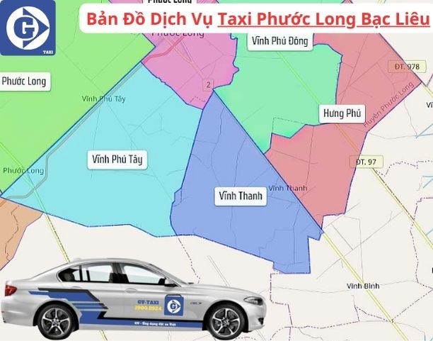 Xe taxi sẵn sàng phục vụ hành khách tại Phước Long Bạc Liêu