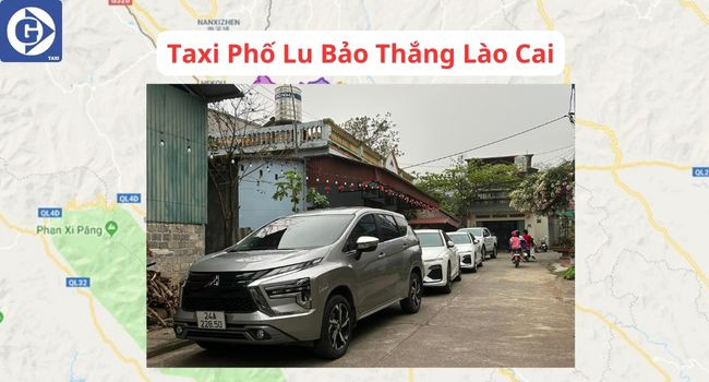 Xe taxi sẵn sàng phục vụ khách hàng tại khu vực Phố Lu Bảo Thắng