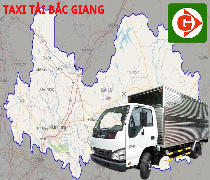 Xe taxi tải chở hàng tại Bắc Giang