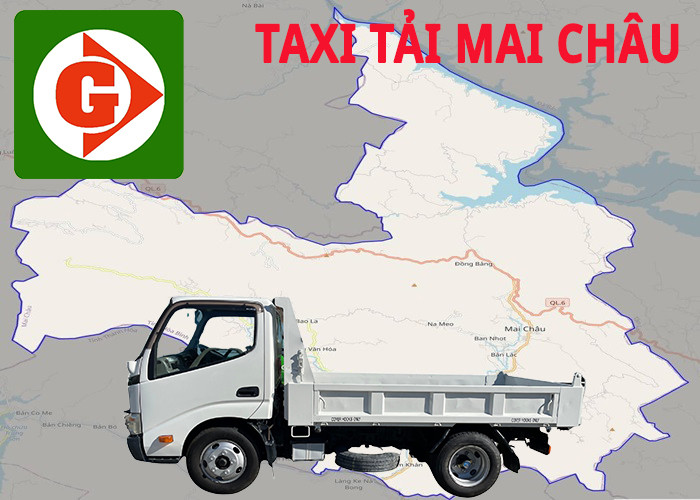 Xe taxi tải cỡ lớn sẵn sàng vận chuyển hàng hóa tại Mai Châu
