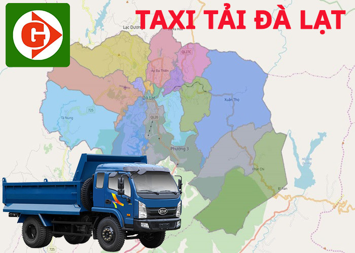 Xe taxi tải Đà Lạt sẵn sàng vận chuyển hàng hóa