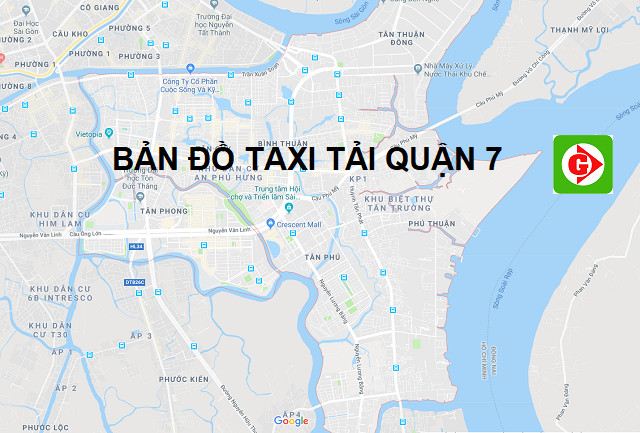 Xe taxi tải đậu trên đường phố Quận 7 sẵn sàng phục vụ chuyển nhà