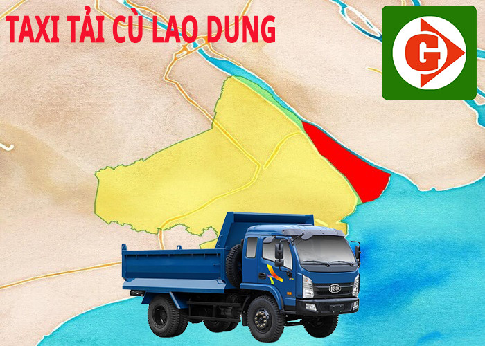 Xe taxi tải hoạt động tại Cù Lao Dung