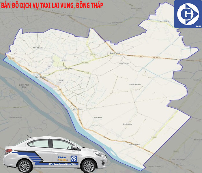 Xe taxi tại Lai Vung Đồng Tháp sẵn sàng đón khách