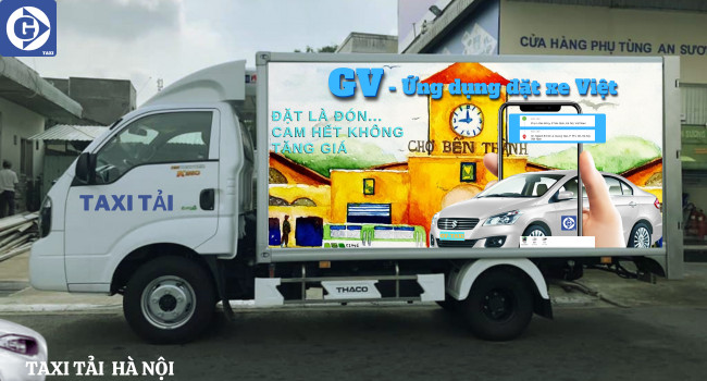 Xe taxi tải nhỏ hoạt động tại Hà Nội