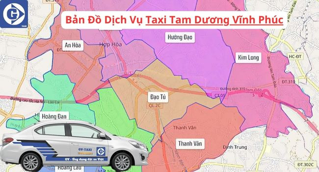 Xe taxi tại Tam Dương Vĩnh Phúc sẵn sàng phục vụ khách hàng
