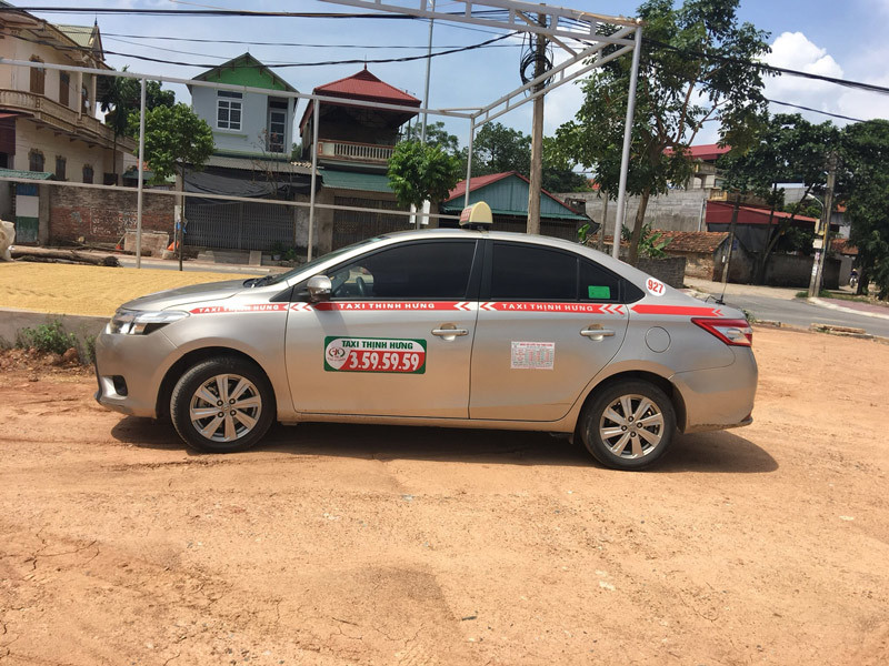 Xe taxi Thịnh Hưng luôn sạch sẽ và tiện nghi tại Vĩnh Phúc
