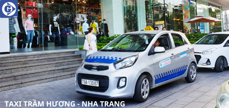 Xe Taxi Trầm Hương phục vụ khách hàng tại Khánh Hòa