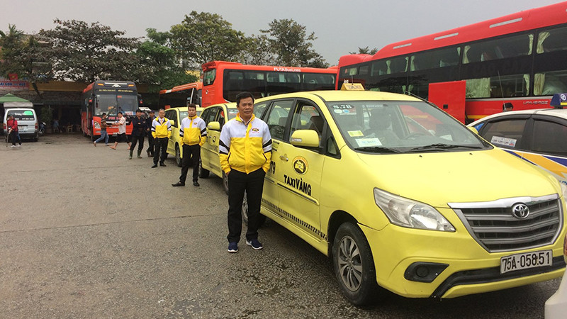 Xe Taxi Vàng Huế chất lượng cao