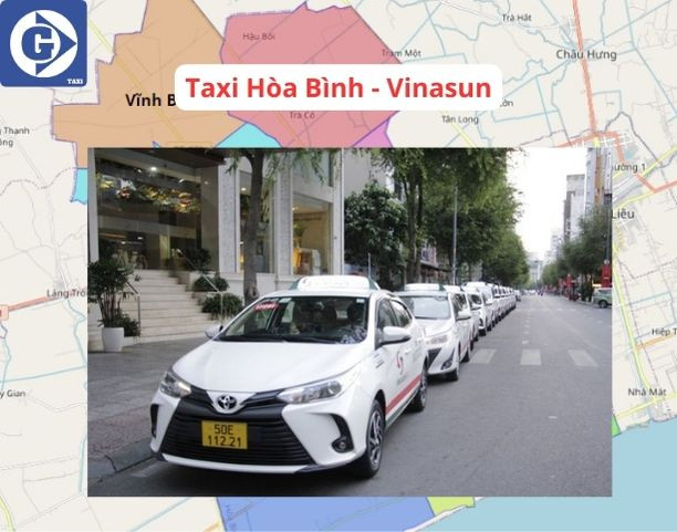 Xe taxi Vinasun nổi tiếng tại khu vực Hòa Bình Bạc Liêu