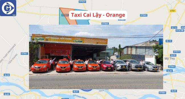 Xe taxi Vinasun tại thị xã Cai Lậy