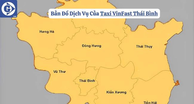 Xe taxi VinFast Thái Bình màu xanh lá cây đang di chuyển trên đường phố