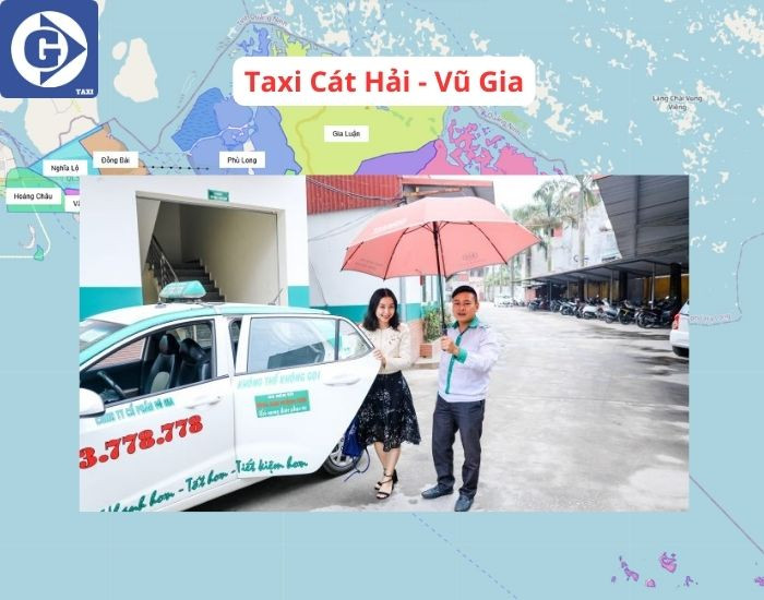 Xe taxi Vũ Gia tại khu vực Cát Hải Hải Phòng