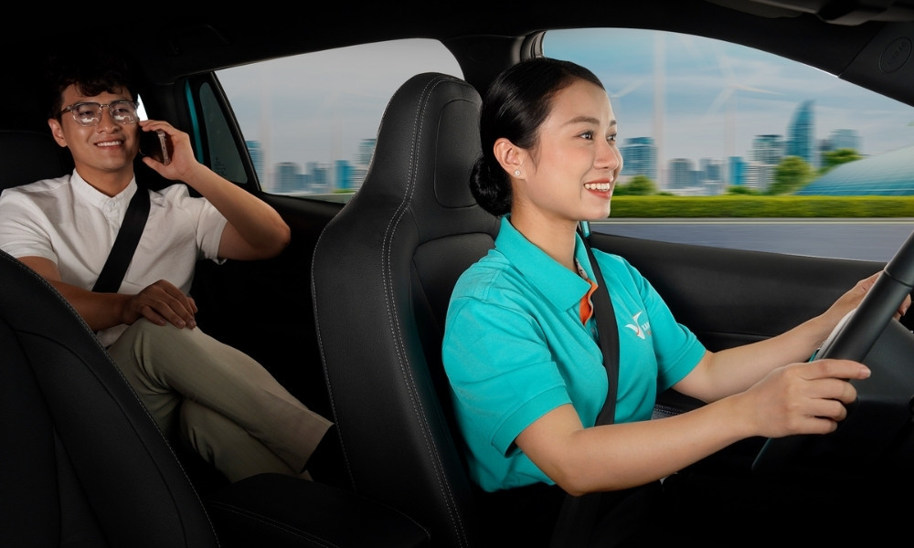 Xe taxi Xanh SM điện VinFast tại Phú Thọ thân thiện môi trường