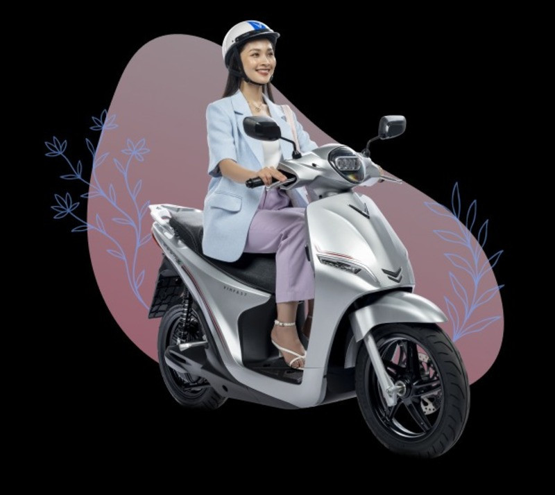 Xe tay ga điện VinFast Feliz S với thiết kế thanh lịch dành cho phái nữ