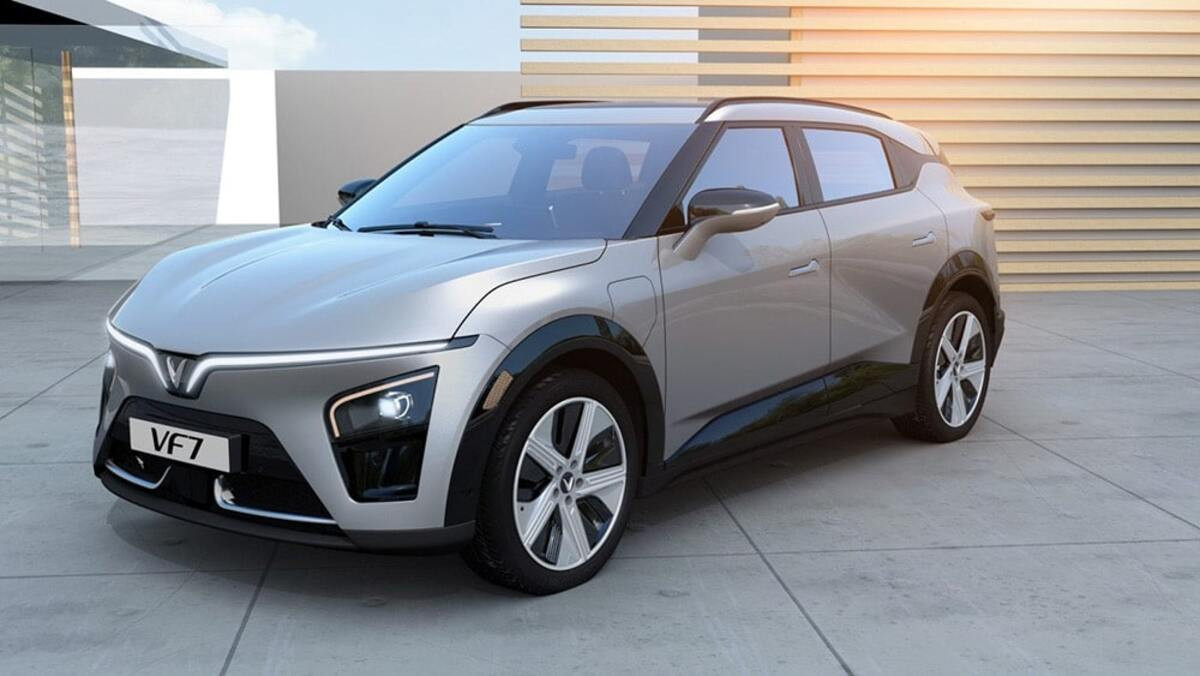 Xe VinFast VF 7 sở hữu phong cách thiết kế trẻ trung cá tính
