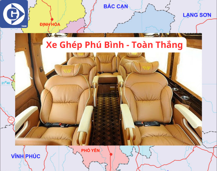 Xem thông tin chuyến đi và tài xế xe ghép Phú Bình